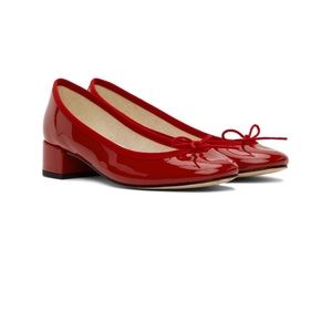 Repetto Camille Ballerina Flammy Red 39 - Size 8